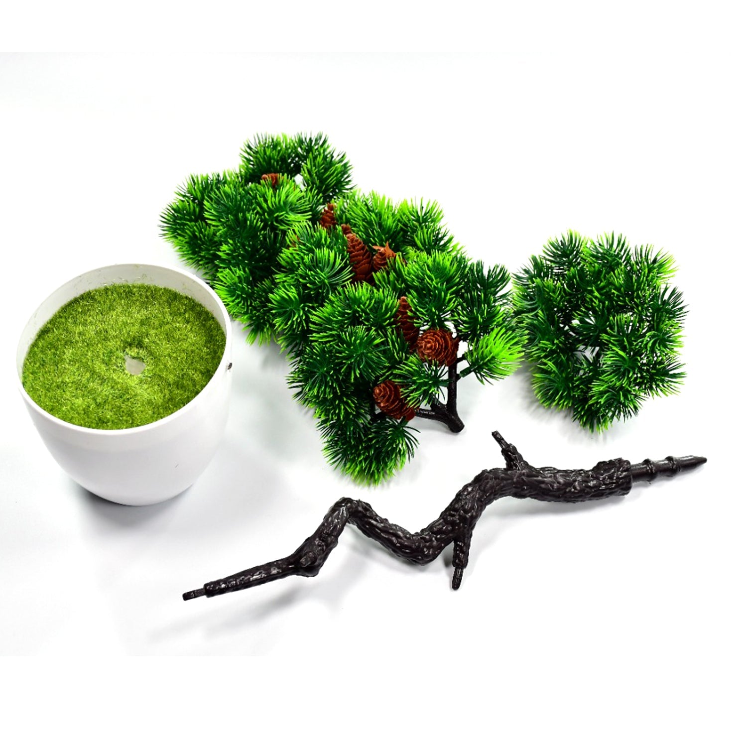 4937 Artificial Potted Plant with Round Pot DeoDap 4937 Artificial Potted Plant with Round Pot DeoDap